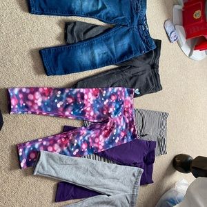6 pairs size 4 girls pants